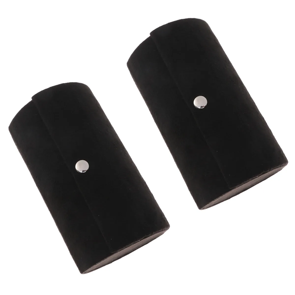 2 шт. коробка для хранения ювелирных изделий Портативный фланелевый Ретро 3 слоя