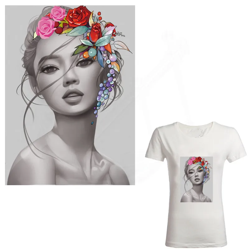 Новинка красивые нашивки с цветами для девочек одежды сделай сам футболок