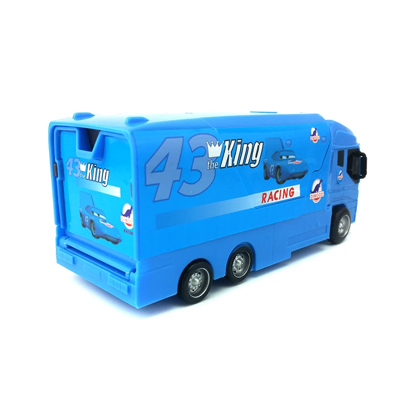 Disney Pixar тачки № 43 King Truck Mack Launcher пластиковая игрушка для автомобиля 1:55 модель игрушечной машины свободные новые дети мальчик Рождественский подарок
