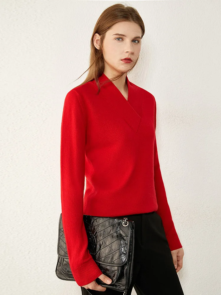 Amii Minimalism Winter Sweaters For Women Causal