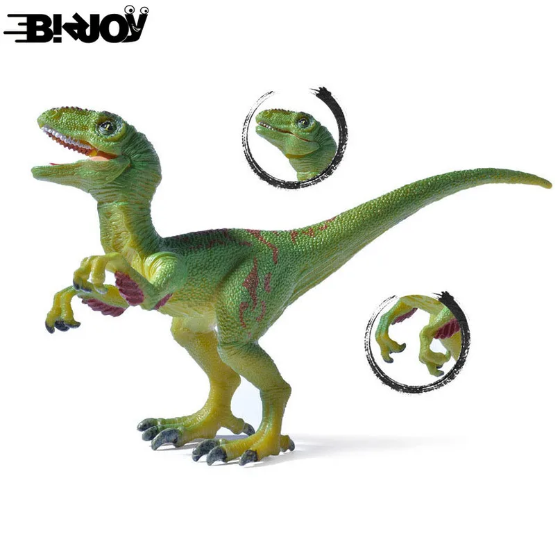 Модель дракона Velociraptor Имитация Динозавра фигурка зверя Образовательное древнее