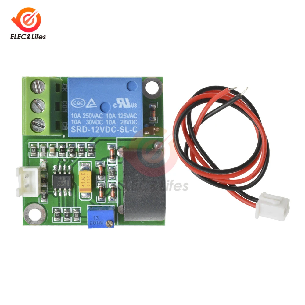 Max 5A AC Ток Модуль датчика обнаружения DC 5 в 12 В 24 в 0~ 5A реле защиты от перегрузки по току Модуль сигнала переключатель выход амперметр