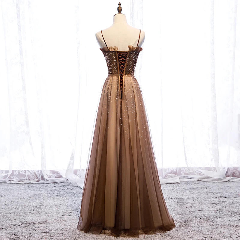 SSYFashion Новое светло-зеленое вечернее платье сексуальное платье с v-образным воротом, кристально длинный платье для торжеств De Noche халат De Soiree