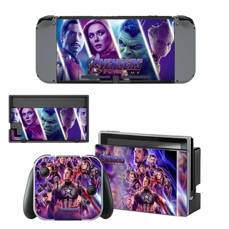 YSNS1963 Мстители, супер герой, rend Switch Skins, наклейка nintendo switch для консоли nintendo Switch Joy-con, контроллер - Цвет: YSNS1963