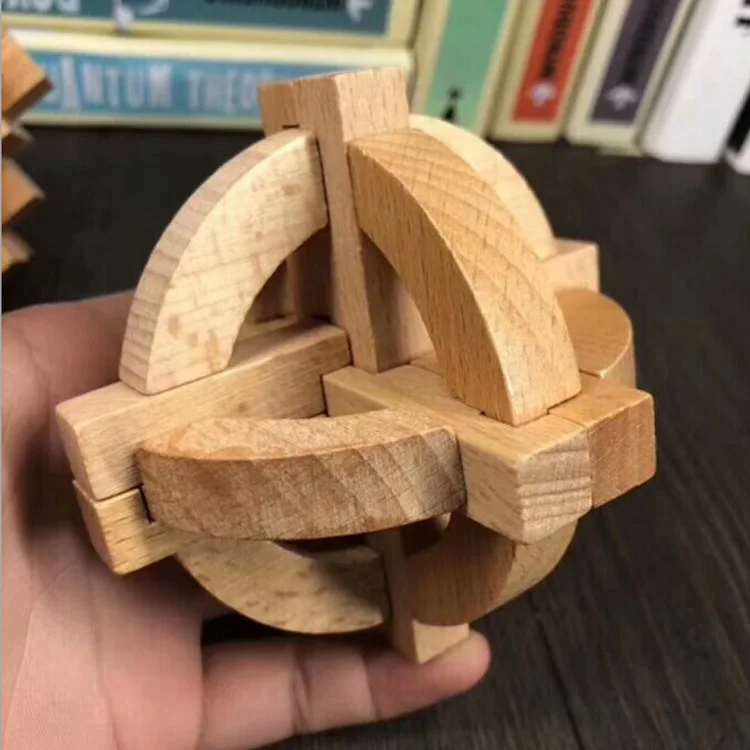 Burr Puzzle Luban Lock Набор строительных блоков для молодых студентов девять последовательных обучающих сил раннего образования игрушка для взрослых интеллект