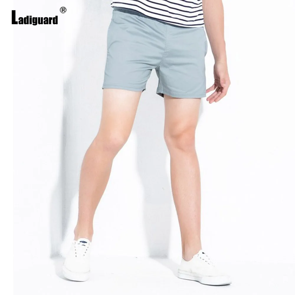 black casual shorts Ladiguard Plus Size 4xl Men Fashion Leisure Shorts 2021 New Sexy Lace-up Camouflage Shorts Male Casual Skinny Beach Short Pants black casual shorts