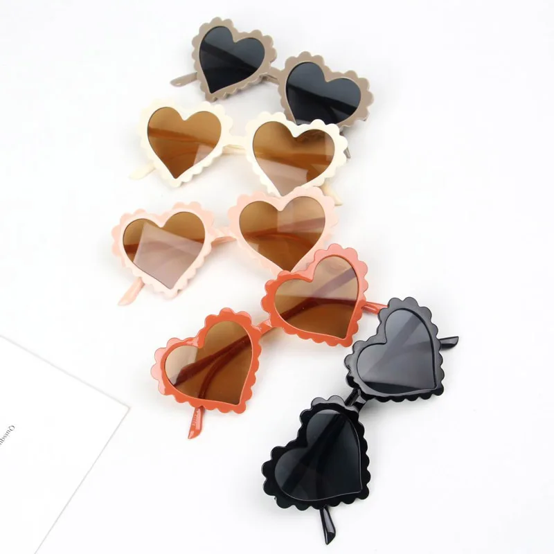 Heart Kids Sunglasses Girls Sun Glasses Baby Children Orange Red Shades Fashion Free Shipping Products New Trends 2021 | Аксессуары для