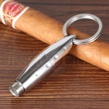 

Cigar Punch Vintage Smoking Tool Cigar Drill Hole Function Stainless Steel Cigar Cutter