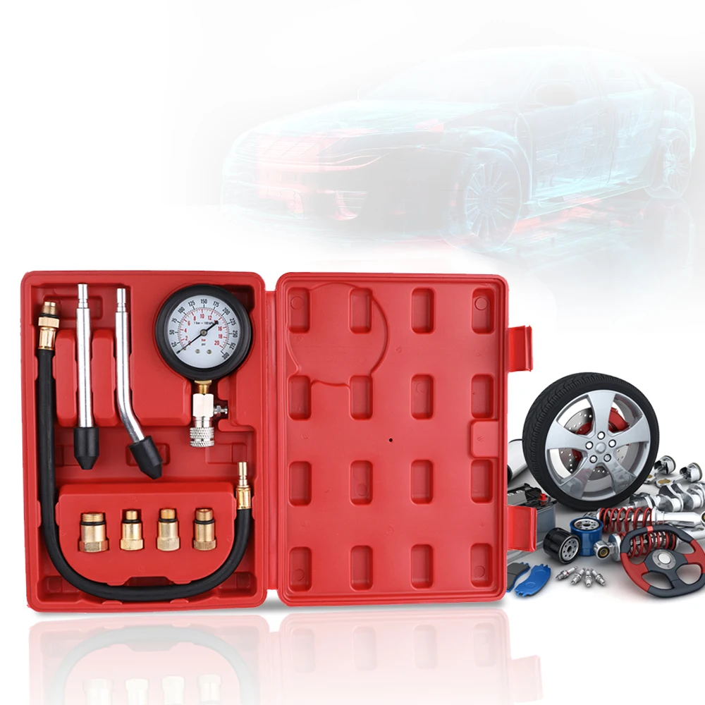 

KKMOON Diameter Gauge Compression Tester Auto Petrol Gas Engine Cylinder Automobile Pressure Gauge Tester