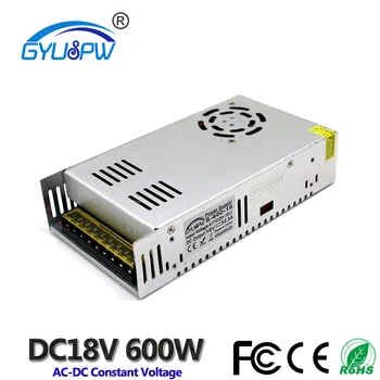 

Switching Power Supply 600W DC18V 33.3A Single Output Smps Transformer 110V 220V AC To DC 18v UPS for LED Strip CNC 3D Print