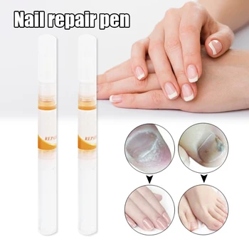 

2pcs Fingernail Toenail Repair Pen Nail Repair Pen Protects from Discoloration Brittle Crack LDO99