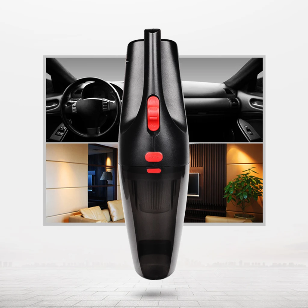 120W 4000Kpa Car Vacuum Cleaner High Suction Wet & Dry For Car  Home Pet Hair Office Handheld Cordless Mini Car Vacuum Cleaner