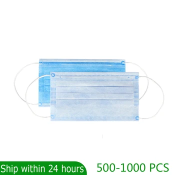 

500 /1000 Pcs disposable masks Face Mouth Masks Protective 3 ply masks masker