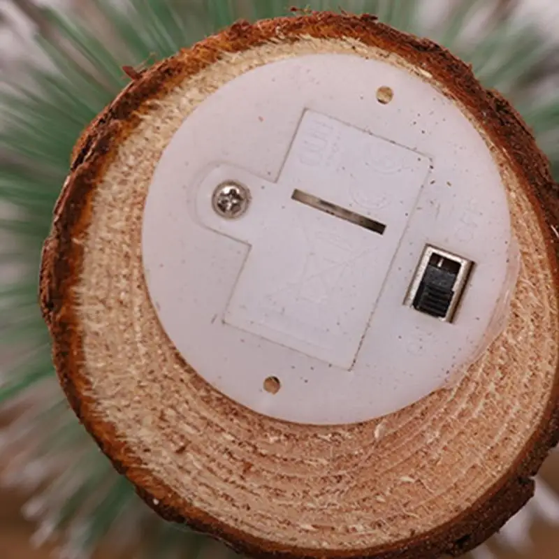 Мини Рождественская елка светящаяся маленькая сосна детские подарки DIY Настольная Бытовая праздничный стол украшение для окна