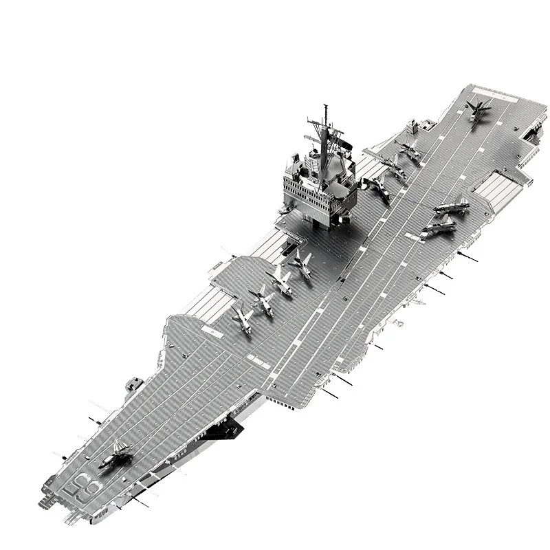  Piececool 3D Jigsaw Puzzle Metal Assembled Model Educational Toy P083-s Enterprise Aircraft Nuclear