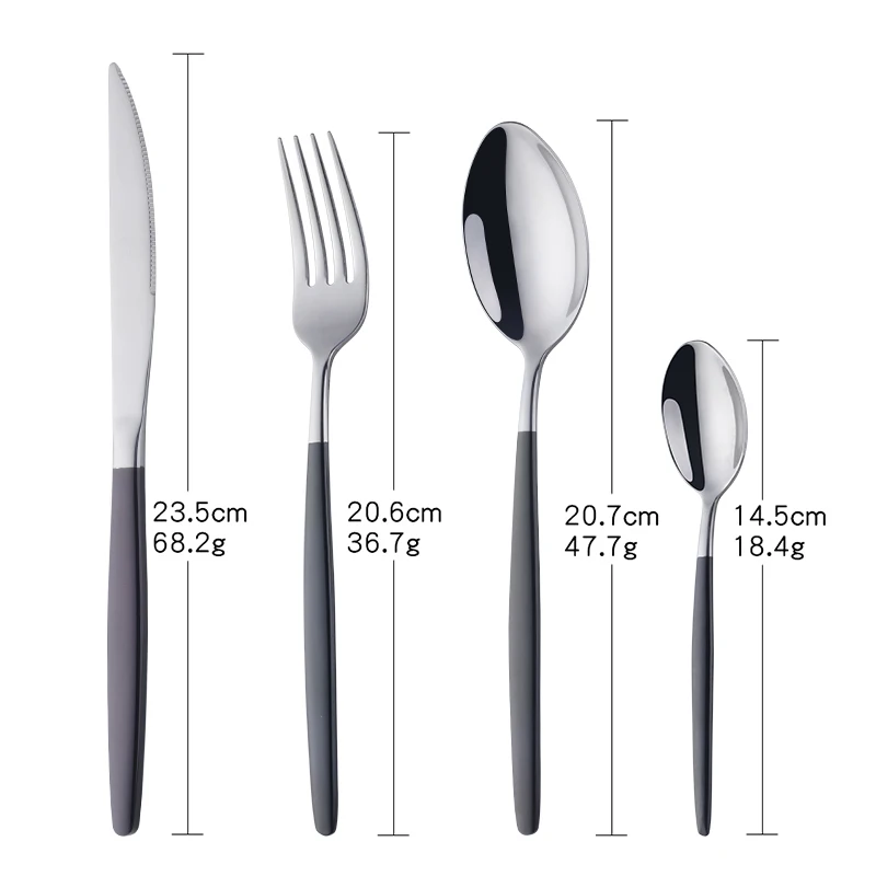 Black Silver 1Set