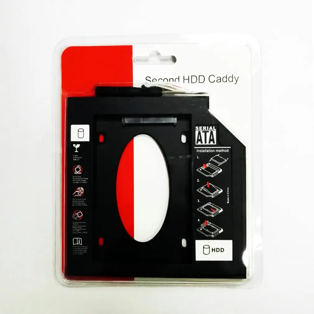 Ноутбук Pc Cd драйвер слот Hdd Ssd держатель кронштейн пластиковый Sata жесткий диск Оптический отсек с отверткой