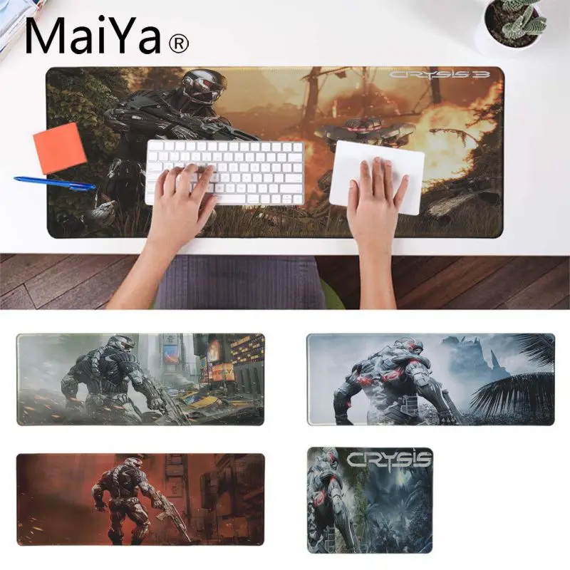 MaiYa Cool New crysis красивый коврик для мышки в стиле аниме большая акция большой игровой коврик для мыши клавиатуры коврик