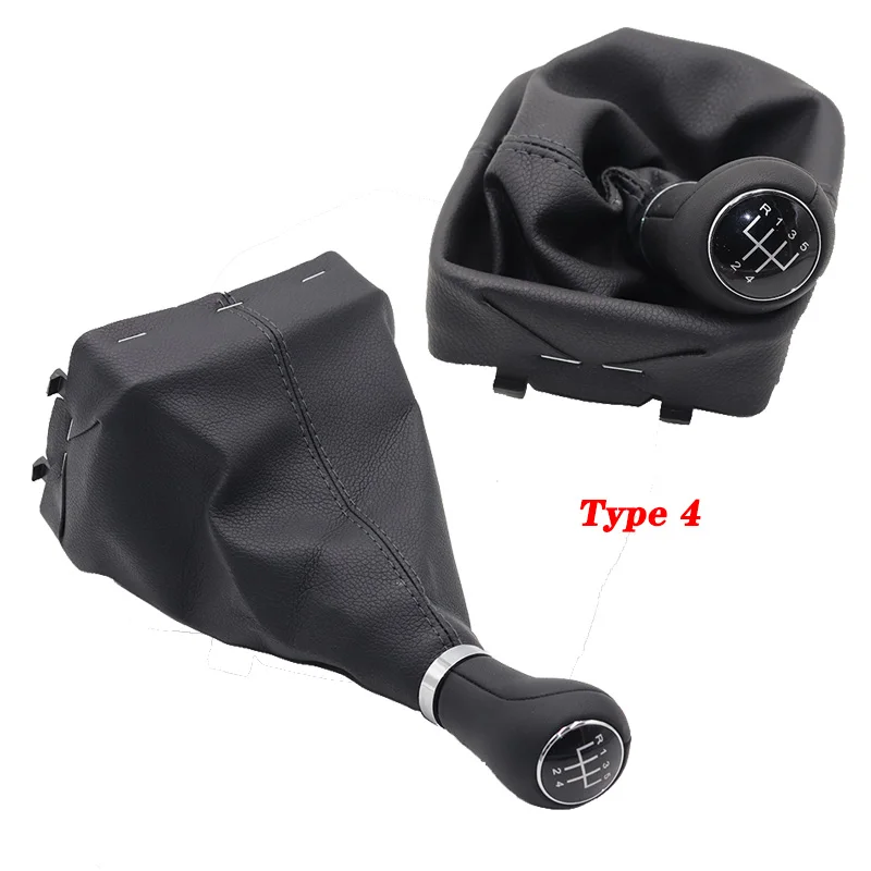5 скоростей Ручка Переключения рулевого механизма автомобиля с Gaitor Boot Cover для VW Polo 9N 9N2 2002-2009 GAITOR SHIFT BOOT GAITER/FRAME/хром