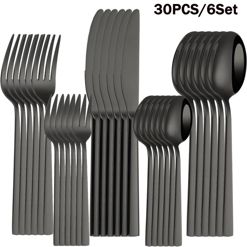 30Pcs Black