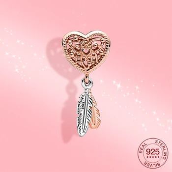 

2020 NEW Real Sterling Silver Dreamcatcher Charm Jewelry for women bracelet Pendant Charm Bohemia fashion jewelry Gift