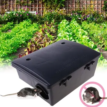 

Professional Home Rat Mouse Rodent Bait Block Trap Station Box Case with Key Trappola per topi Past na krysy