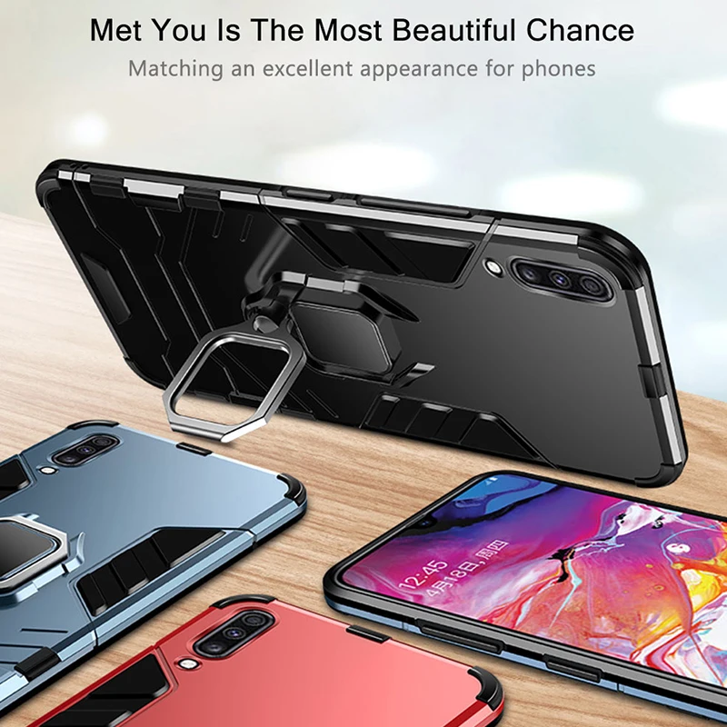 Чехол с кольцом для samsung Galaxy A50 A30s cas бампер Броня подставка держатель противоударный чехол для samsung A50 A 50 A30s A30 чехол