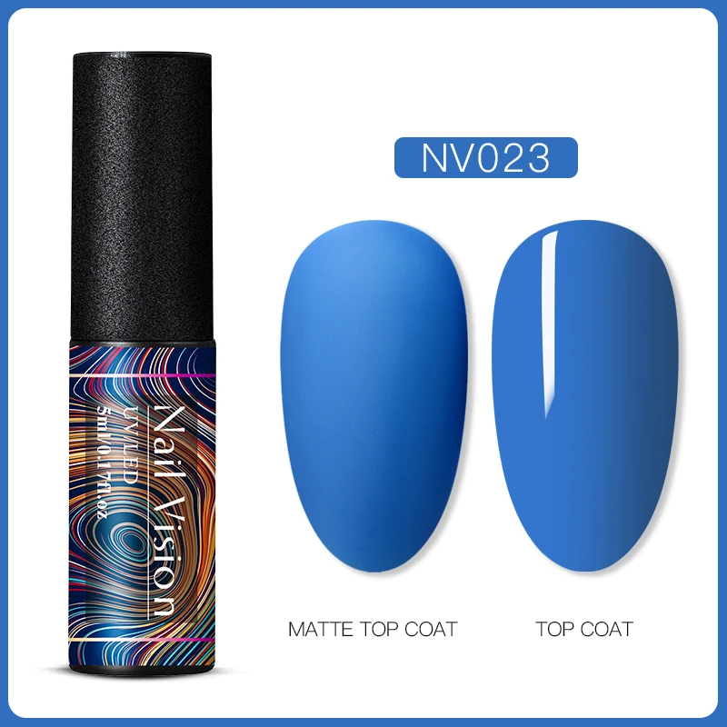 Nail Vision 5 мл УФ-гель для ногтей полуперманентный замачиваемый УФ-гель лак для ногтей гель-краска для ногтей для маникюра матовый топ необходим - Цвет: S06618