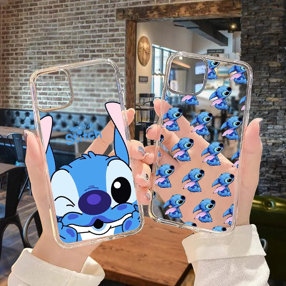Чехол для телефона Cute-D-Lilo-Stitch-C-мультяшный iphone 5 5s se 2 6 6s 7 8 12 mini plus X XS XR 11 PRO MAX