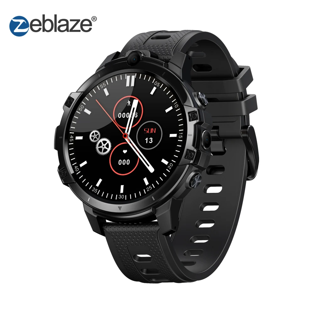 Zeblaze Thor 6 Android 10 Восьмиядерный Смарт часы 4G LTE Bluetooth 5 0 GPS Wifi 1 ''IPS экран Двойная