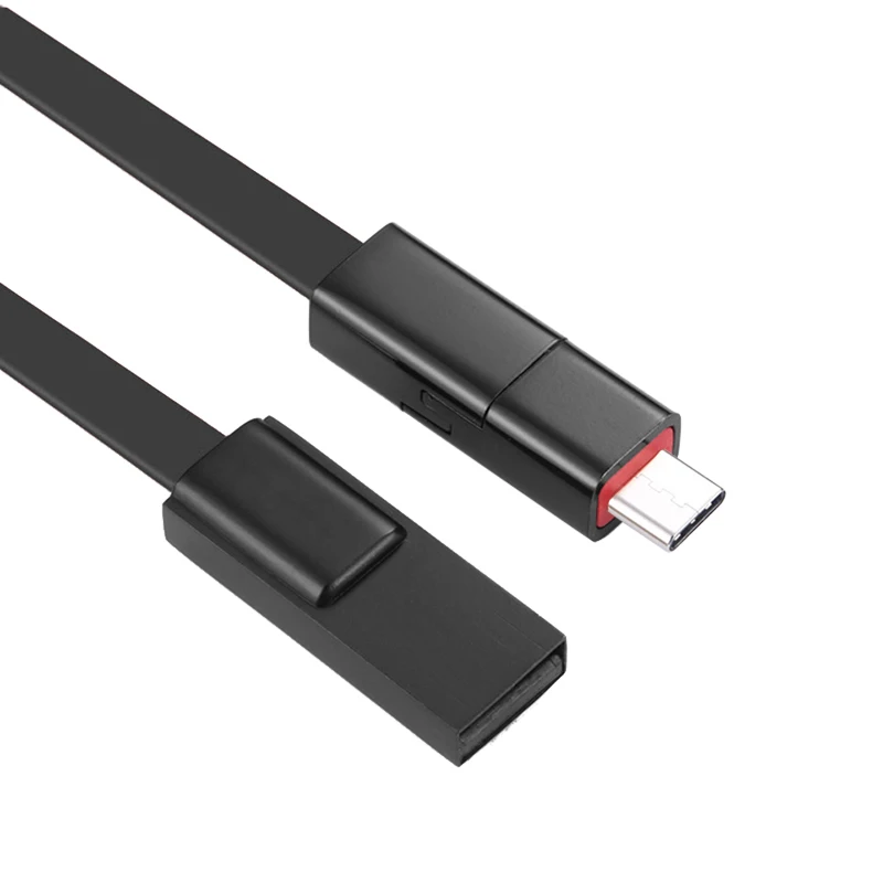 TypeC Black Moucit1.5M Micro USB Восстановленный кабель и кабель usb type C для samsung Galaxy S9 S8 Xiaomi Mi6 huawei кабель для быстрой зарядки телефона - Цвет: TypeC Black