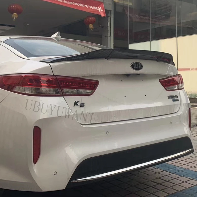 Подходит для Kia K5 Optima ABS/углеродное волокно внешний задний спойлер задний багажник загрузки крыло украшение автомобиля стиль