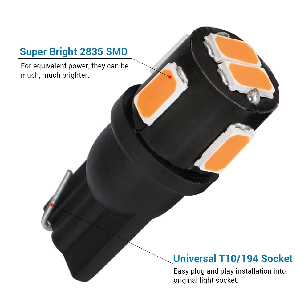  LED  194 168 T10 2825 W5W 1800K 5630 SMD ڵ ׸    Ʈũ Ʈ