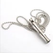 Свисток из нержавеющей стали для выживания в открытой стране, высокочастотный свисток для предотвращения чрезвычайных ситуаций, спасательный, EDC, Equ