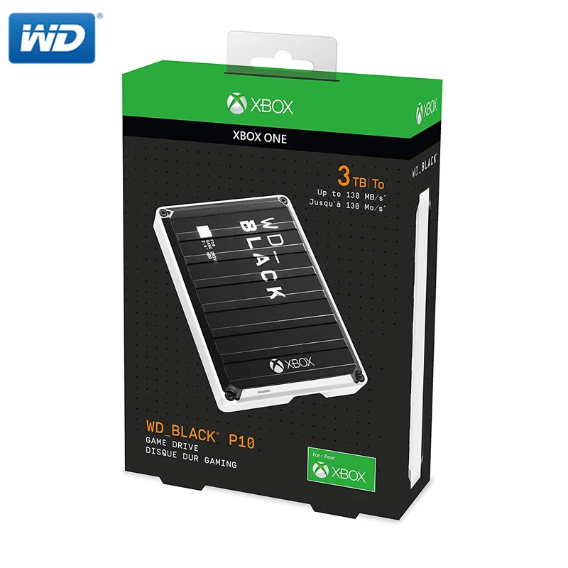 Мобильный жесткий диск Western Digital WD Black 2 5 дюйма игровой P10 совместимый с PS4 Xbox One ПК