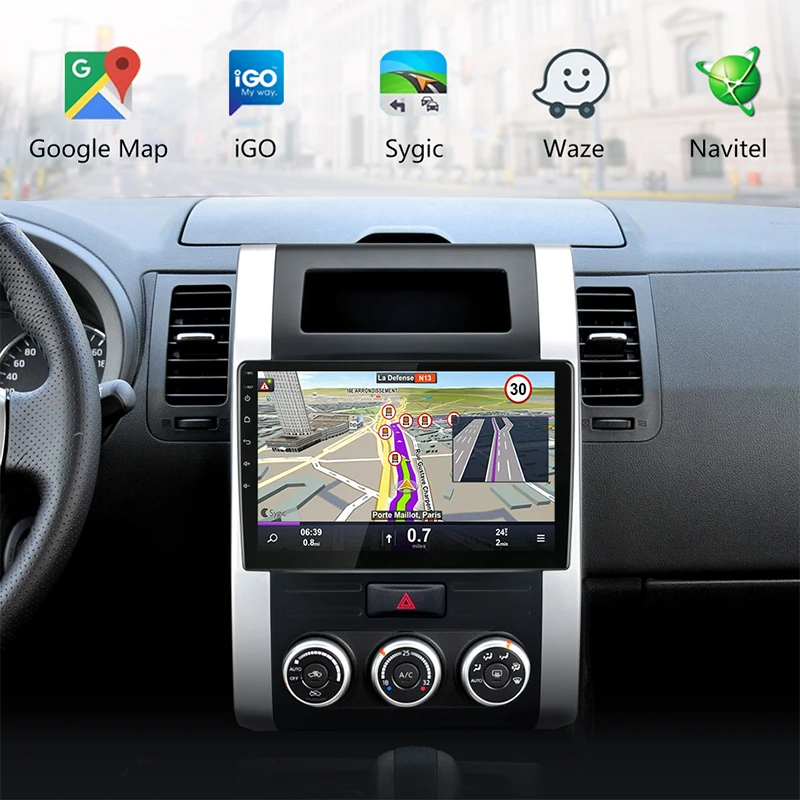 Clearance 10" 2G+32G Car Radio Multimedia DVD Video Player Navigation GPS Android 8.1 4G For Nissan X-Trail T32 T31 Qashqai 2 din DSP RDS 3