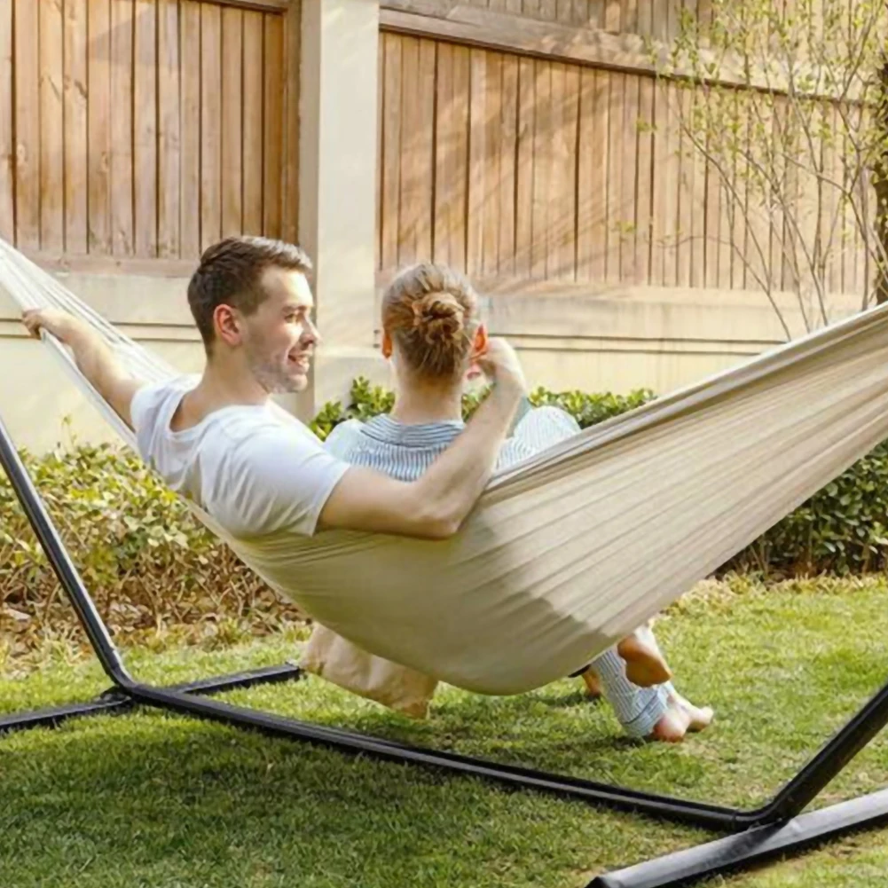 outdoor patio furniture Portable Hammock Hanging Lazy Swing Outdoor Camping Chair Indoor Hammock Lazy Chair  for Travel Patio Porch Garden Backyard picnic table