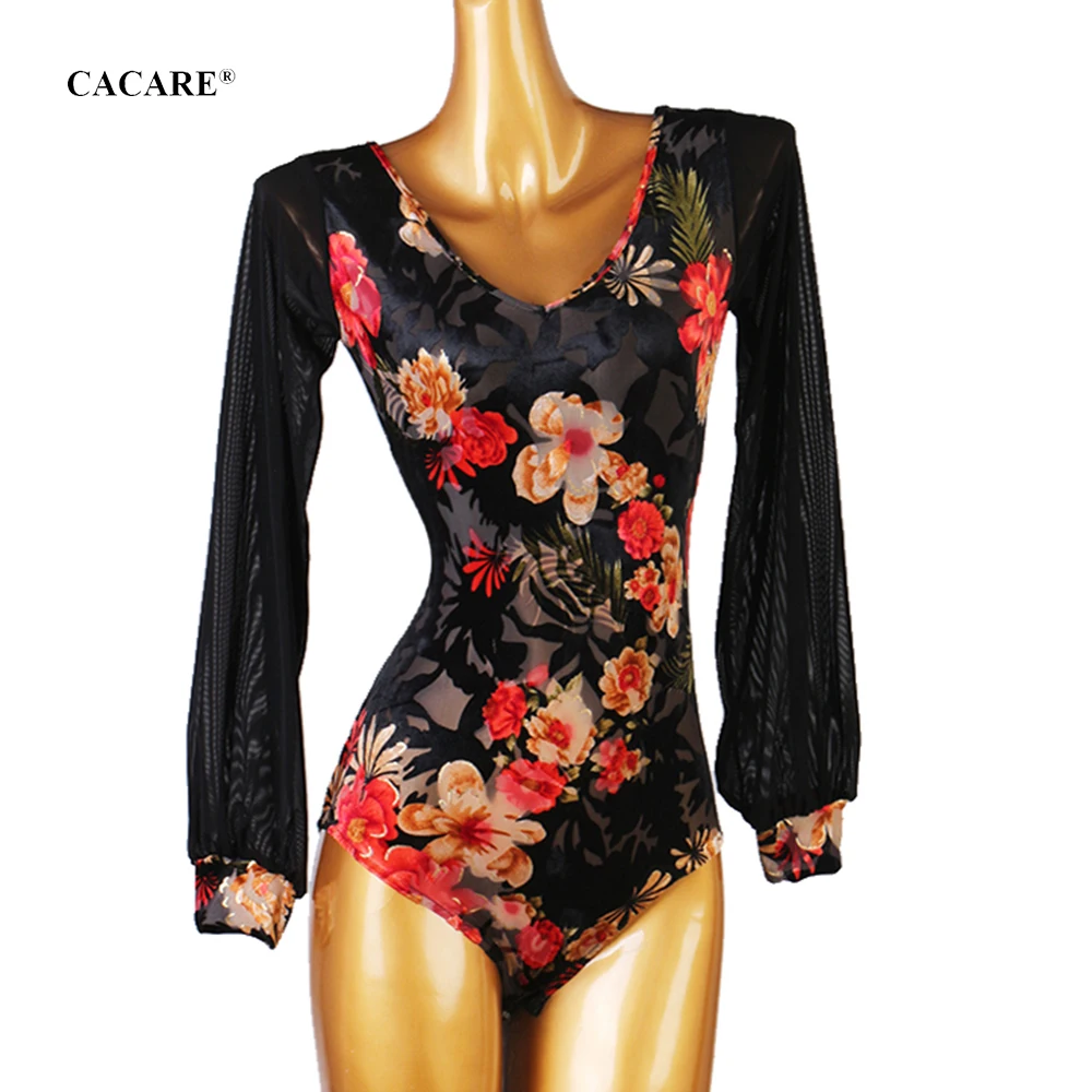 

Leotard Bodysuit for Ballroom Dance Competition Dresses Waltz Tango Dance Dresses Standard Flamenco Costume Customize D0077 Body