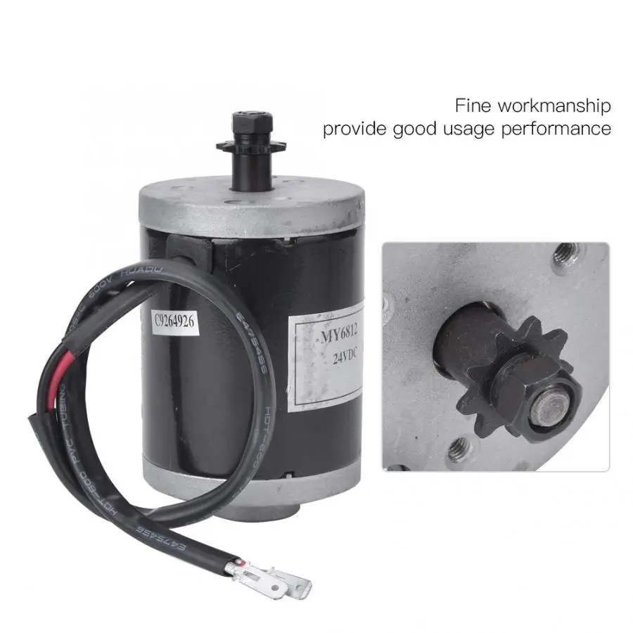 24V100W мотор для электрического велосипеда с высоким мотором и зубцами звездочками