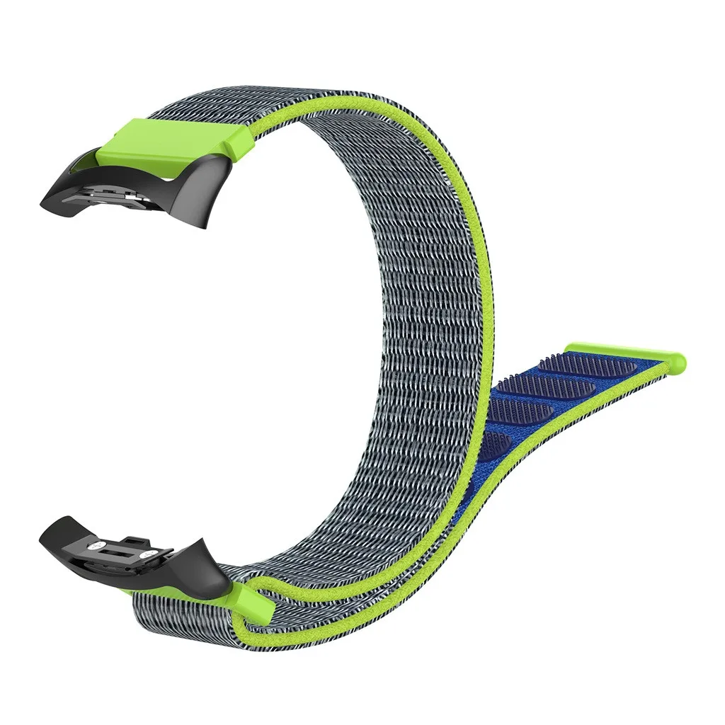 Зеленый Нейлоновый ремешок для часов на samsung gear Fit 2/Fit2 Pro Роскошные сменные ремешки ремешок для часов Новое поступление спортивные браслеты - Цвет ремешка: Зеленый