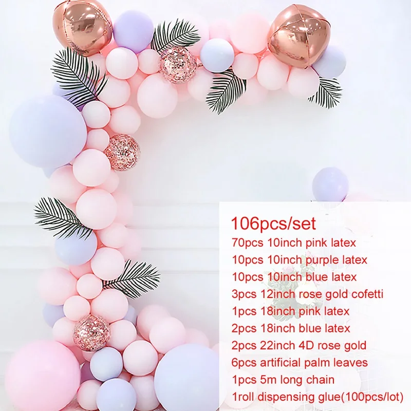 Balloon Chain 3 Волнистая плетеная юбка для стола для свадьбы, дня рождения, вечеринки, украшения для мальчиков и девочек, декор для свадебного стола, принадлежности для дня рождения - Цвет: Balloon Chain 3