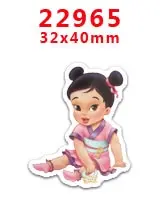22965 30 шт мультяшный персонаж плоское украшение из смолы PR 25863 - Цвет: 22965