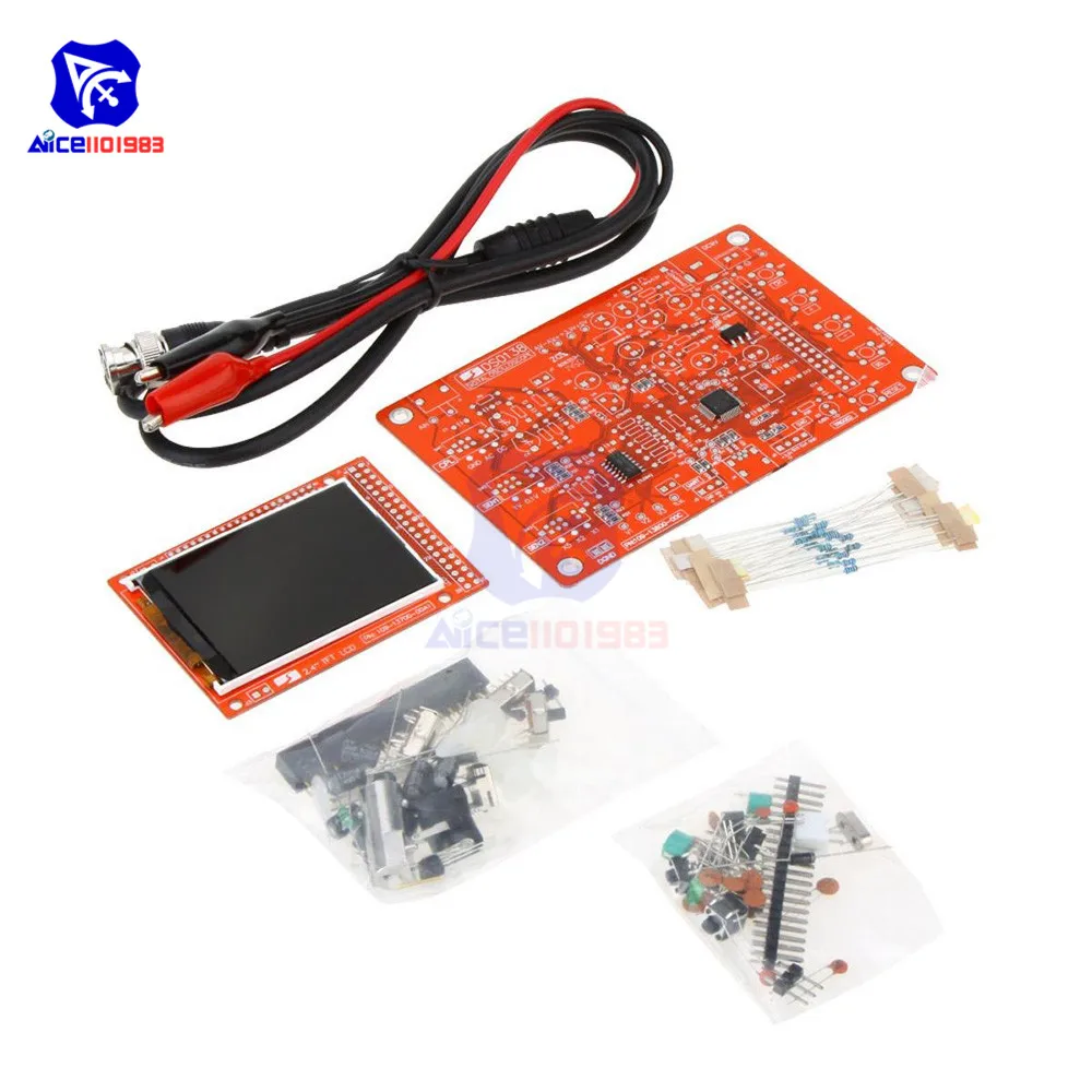 Цифровой осциллограф diymore 2 4 &quotTFT LCD STM32 200 кГц зажим для щупа&quot крокодил