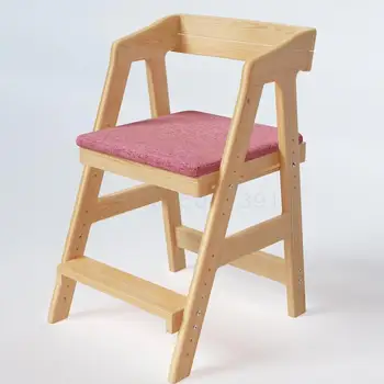 

Real Wood Chair Chair Lift Learning Children Students Write Jiaozi Meal Chair Stool Chair Lift Regulating Chair