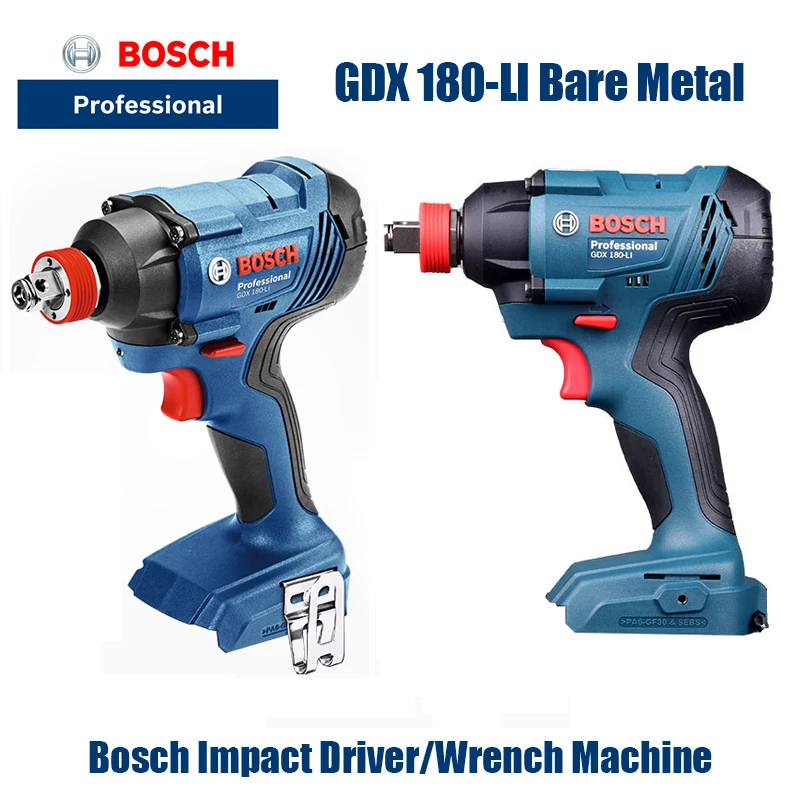 Bosch Power Tools GDS180-Li Electric Screwdriver Electric Screwdriver Electric Wrench Lithium Impact Wrench (Bare Metal)