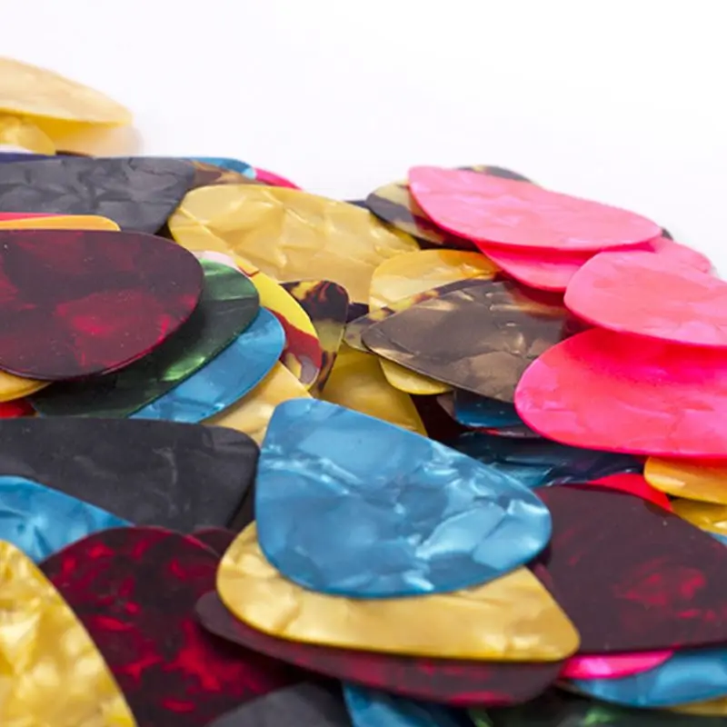 Guitar Picks Guitar Pick Case Approx 50pcs Guitar Picks 1 Box Case Acoustic Electric Bass Pic Guitar Accessories