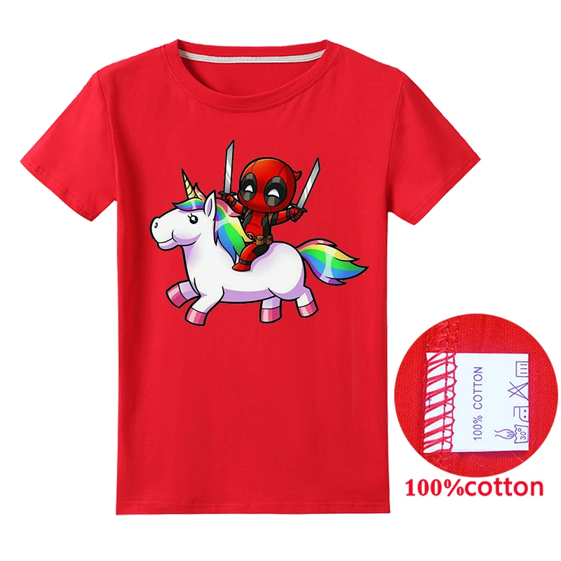 Deadpool/Детская куртка на молнии; забавная толстовка с капюшоном; Новинка года; одежда; топы; футболки для мальчиков; хлопковая Футболка для девочек; Детский свитер Unicom