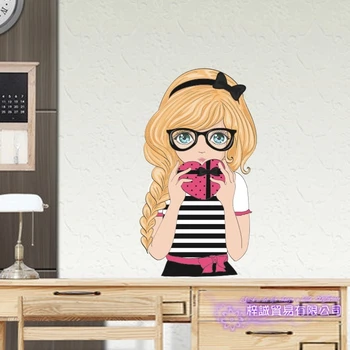 

Clothing Store Shoes Wall Sticker Cute Girls Decoration Clothing Store Decal Cloakroom Showcase Decor Clothing Shop Glass Decal