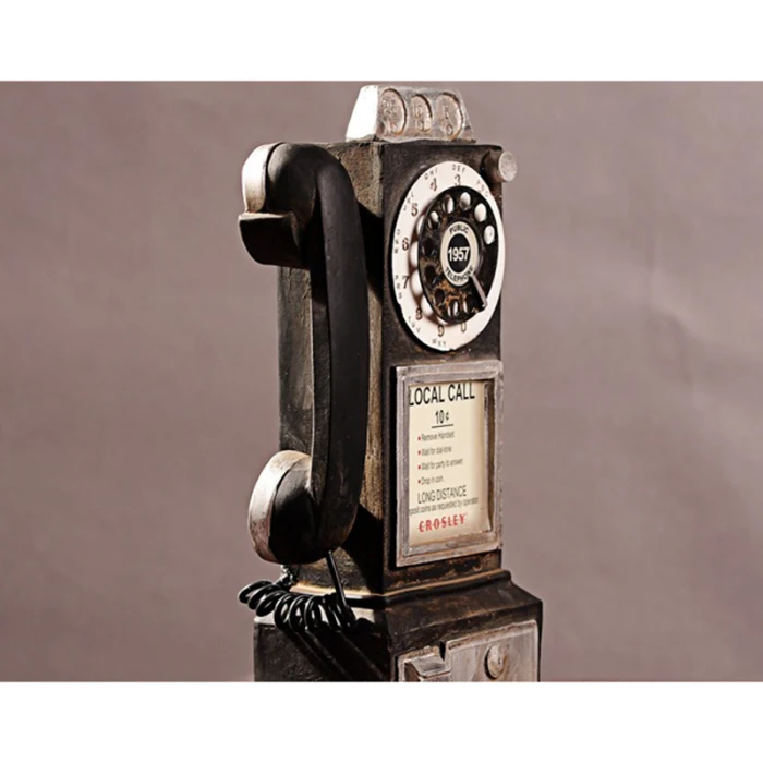 Винтажный вращающийся классический вид циферблат модель телефона Ретро Стенд украшение дома орнамент TT-best