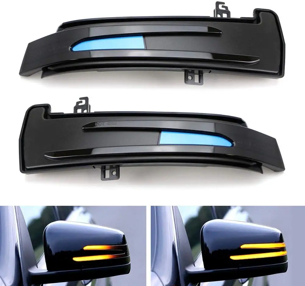 

Dynamic Turn Signal Rearview Mirror Indicator Blinker Light For Mercedes Benz A B C E S CLA GLA CLS W176 W246 W204 W212 X156